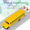 Американская школьная модель автобуса с инерционным скольжением - детская развивающая игрушка