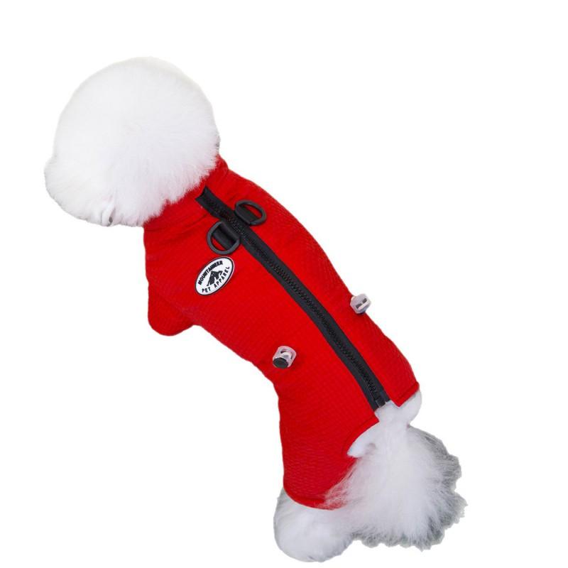 Thick Winter Dog Coat With Bubble Grid Cotton Pet Jacket Small To Large Breeds
