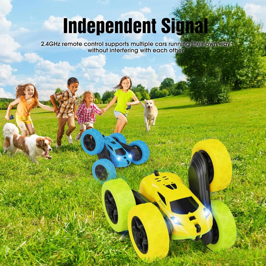 Автомобиль с дистанционным управлением, Радиоуправляемая машинка-игрушка для мальчиков 6-12 лет, Внедорожная радиоуправляемая трюковая машина 4WD, вращающаяся на 360° машина с дистанционным управлением
