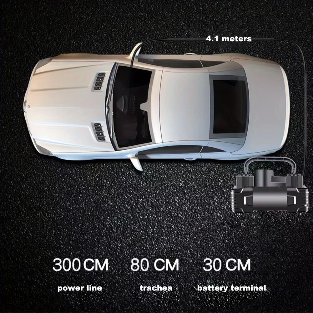 12В 150 PSI Воздушный компрессор Накачка шин Портативный Мощный Двухцилиндровый Воздушный насос, Используется для шин автомобиля, Автоаксессуары, Автоматический насос для шин