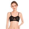 Тонкие бретели Тонкая секция Pure Desire Mesh Дышащее нижнее белье без стального кольца Верх с полным запахом поддерживающий бюстгальтер