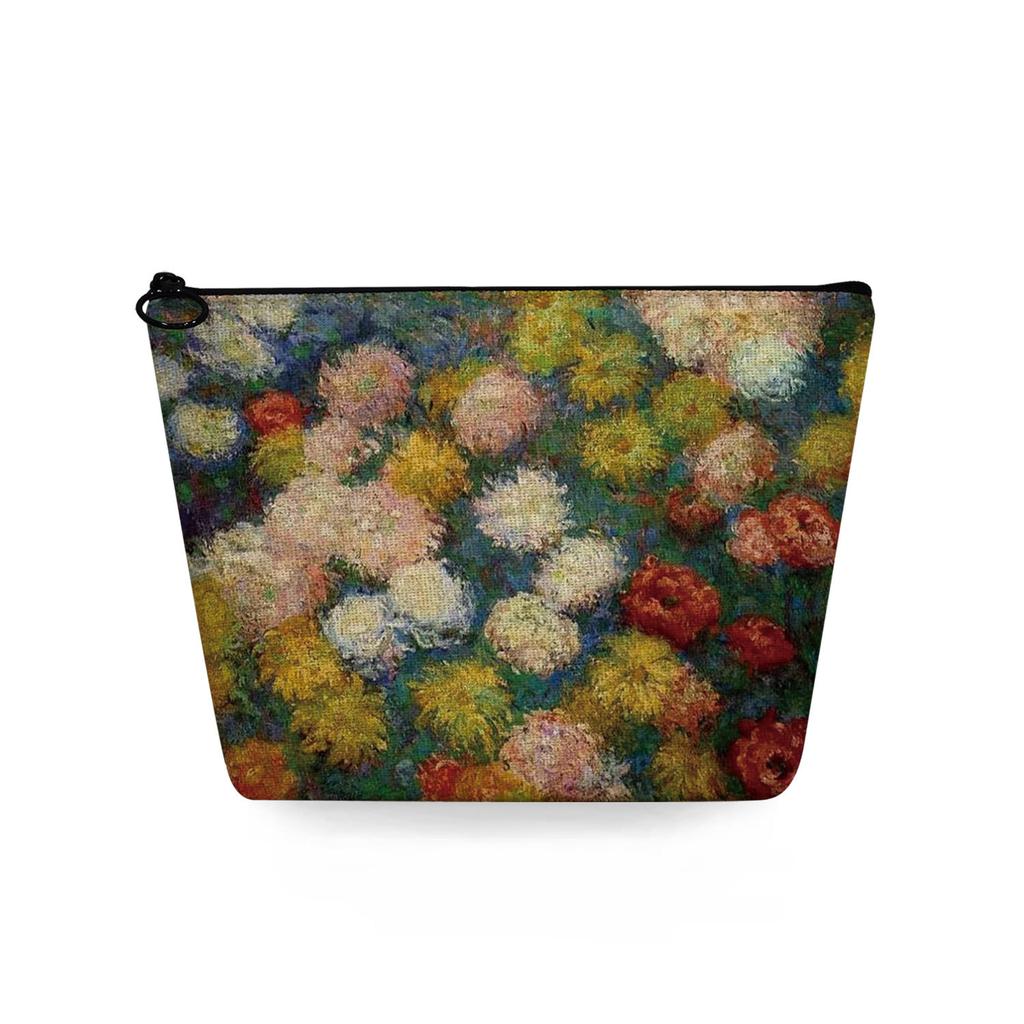 Женская косметичка с принтом масляной живописи для организации туалетных принадлежностей, дорожный органайзер для хранения, 6861