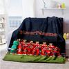 Atletico Madrid Customize Text Blanket Cozy Personalized Blanket Warmthful Decor Perfect for Living Room Office Chair Bedding Chair for All Occasions