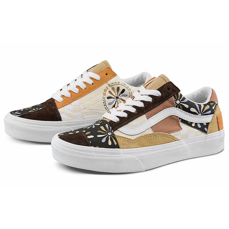 Vans Old Skool Divine Унисекс Черный Коричневый Белый VN0A7Q4PAS0