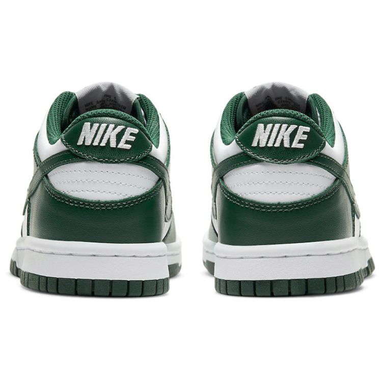 Nike Dunk Low GS Michigan State Kids Sneakers White Team-Green Total-Orange CW1590-102