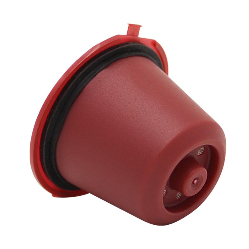 3 Piece Reusable Refillable Coffee Capsule Filters for Nespresso with Spoon and Brush 20ML.