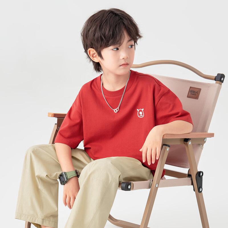 Boys' Embroidered Pure Cotton T-Shirt