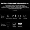 4K HD Multimedia Interface Cable Male to Male 18Gbps High Speed 4K 60Hz HD Knit   HD Multimedia Interface Adapter Cable