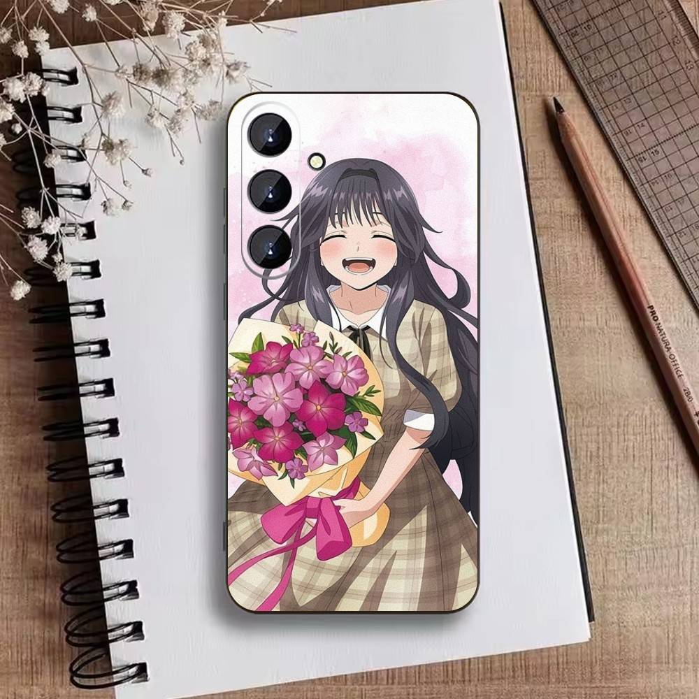 Чехол для телефона Rintaro Tsumugi K-Kaoruko Waguri для Samsung Galaxy A73,A21s,A22,A31,A52,A53,A71,A41 Мягкий черный корпус
