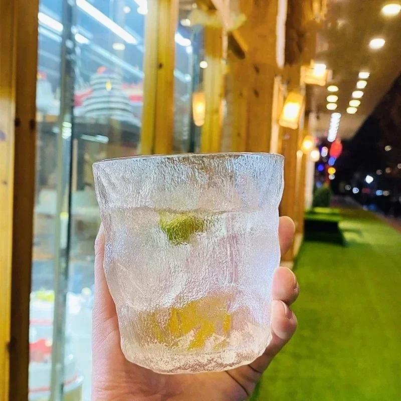 Стеклянная чашка Нордический минимализм Прозрачная посуда для питья Кофе Вино Молоко Пиво Кола Сок Холодная посуда Кружка для дома офиса