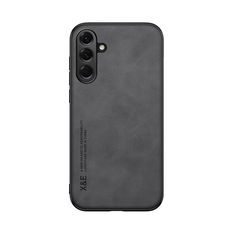 KEYSION Роскошный ретро чехол из ПУ кожи для Samsung A17 5G Мягкий силикон+ПК Ударопрочная задняя крышка для телефона Galaxy A17 5G