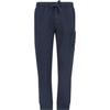 Solid Color Drawstring Cuffed Casual Pants Men Bottoms Navy-Blue 811564551-A0020