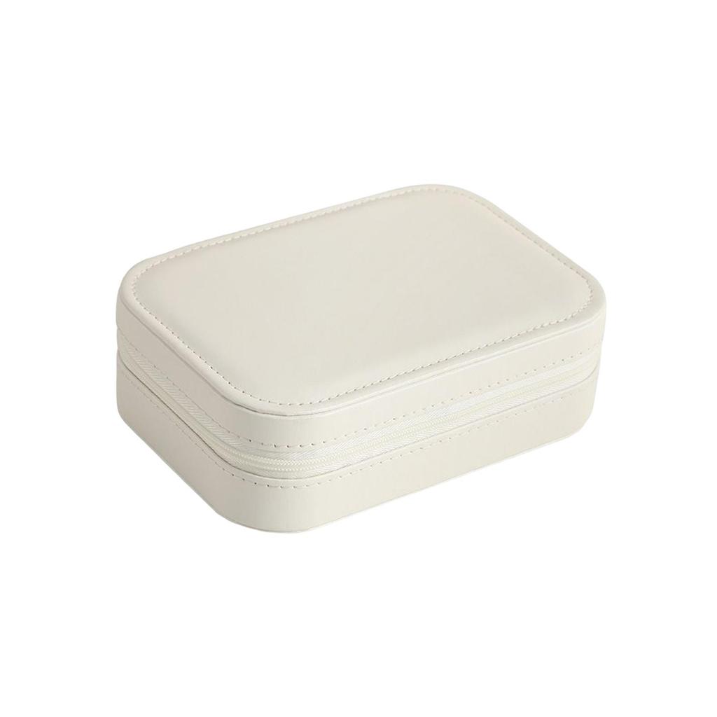Компактная шкатулка для хранения украшений с несколькими отделениями для колец, серег и ожерелий - Стильная