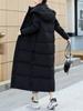 Women's Winter New Over The Knee Korean Version Coat, Long Down Cotton Jacket, Fashionable Women's Jacket