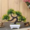 ПОСЛЕДНИЕ 1 шт. искусственный цветок бонсай с дизайнерским горшком | Реалистичный вид - не требует ухода | Небольшие растения для домашнего декора