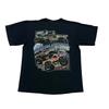 Мужская футболка Monster Jam World Tour, размер S, черная, с коротким рукавом, с изображением монстр-траков