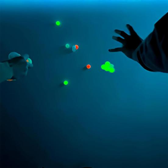 4/8/12/24 шт. светящийся липкий шарик, светящийся в темноте, настенный, потолочный, липкий шарик TPR, снятие тревожности