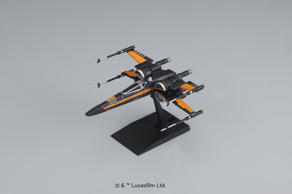 Модель транспортного средства 003 Star Wars Fighter Poe Special Machine Пластиковая модель X-Wing