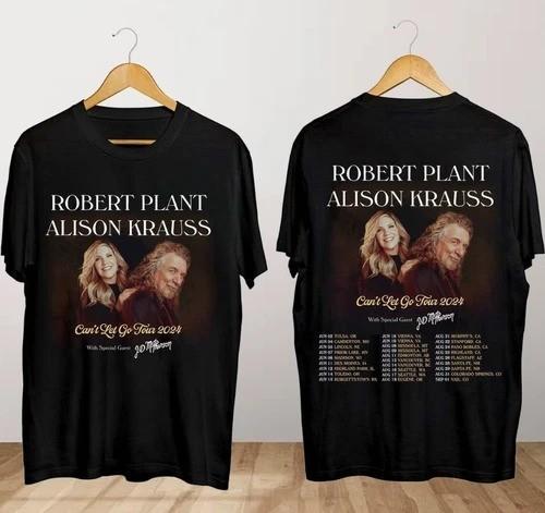 Футболка Alison Krauss Can't Let Go Тур 2024 Двусторонняя Полный Размер CS116 Унисекс Футболка