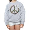 Woodstock Girls Floral Peace Sweatshirt
