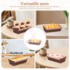 25 шт. Бумажные формы для выпечки, форма для хлеба, форма для тостов, одноразовые контейнеры для торта, подкладка, форма для хлеба с пакетами, принадлежности для выпечки