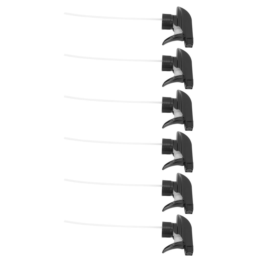 6 шт. сменная насадка для распылителя, многоразовые распылители для тумана, черные 28 мм