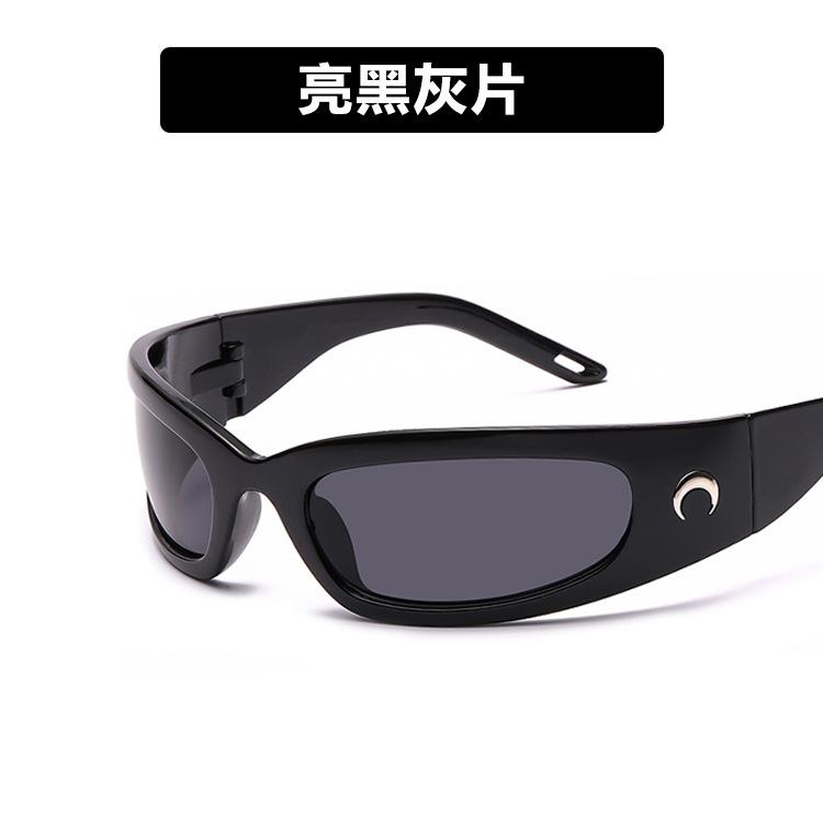 Jin Xiaozhong moon sunglasses new dancing hip hop sunglasses outdoor sports cycling glasses European and American Internet celebrities