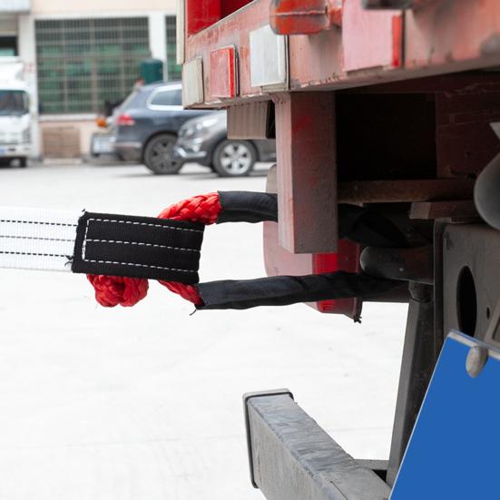 Synthetic Soft Shackle 56000 Lbs Breaking Strength 22" Length Shackle Rope Heavy Duty Tow Shackle for Off-Road Truck SUV