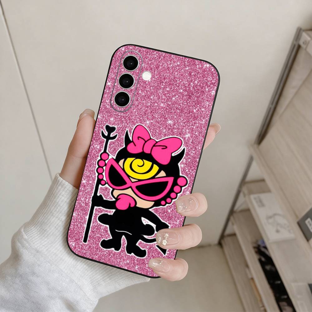 H-Hysteric ЯРКИЙ M-Мини Чехол Для Телефона Для Samsung Galaxy A73,A72,A71,A70,A53,A52,A51,Другие Мягкий Черный Чехол