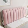 New Arrival Solid Color Gray All -Inclusive Soft Velvet Quilted Bed Head Cover High Grade Quilting Soft Plush Headboard Cover