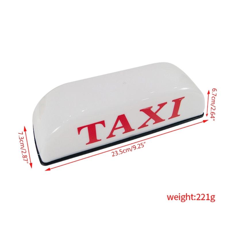 LED Taxi Board Light Taxi Roof Sign Waterproof Taxi Cab Sign Magnetic Taxi Light Lamp Universal Top Roof Taxi Sign Lamp