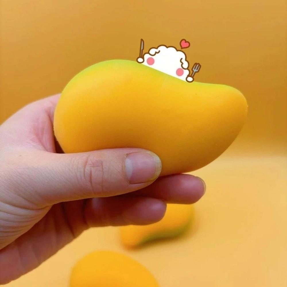 Realistic Slow Rebound Mango Super Soft Mango Squeeze Model Fidget Ball Fruit Pinch Classroom