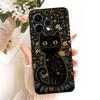 Cute Cartoon Black Cat Dragon Soft Silicone Case For Oppo Reno15 15C 15F 15 Pro Phone Shell Shockproof Cover Anti-scratch Bumper