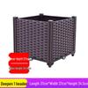 Large Thickened Plastic Vegetable Planter for Outdoor, Courtyard, Rooftop, Balcony