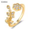 Классическое кольцо Lindon из медного сплава с цирконием, женские ювелирные изделия, свадебный подарок для вечеринки