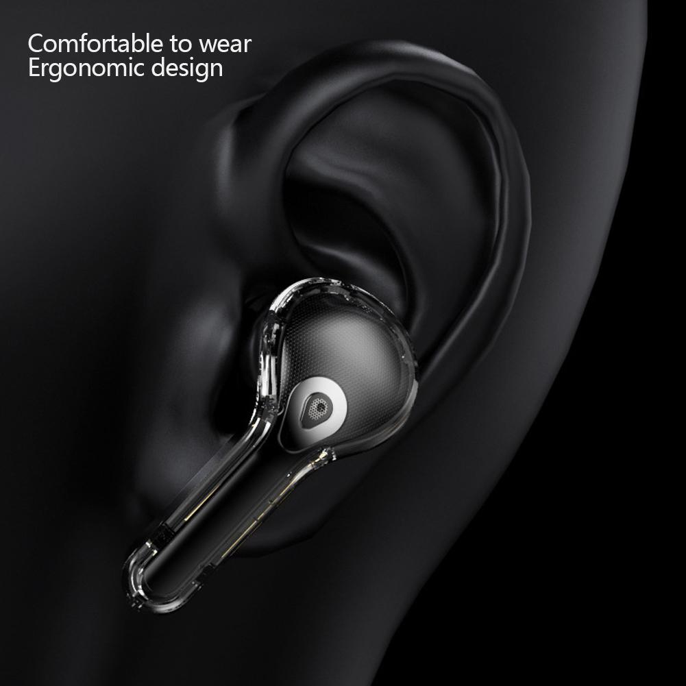 Беспроводные Bluetooth-наушники бинауральные маленькие вкладыши с ЖК-дисплеем стерео бас TWS наушники спортивная гарнитура