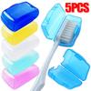5Pcs/set Portable Toothbrush Head Cover Caps Tooth Brush Protector Case Holder Outdoor Travel Hike Camping Bathroom Accessories