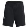 Under Armour Girls Rival Terry Cross Front Shorts
