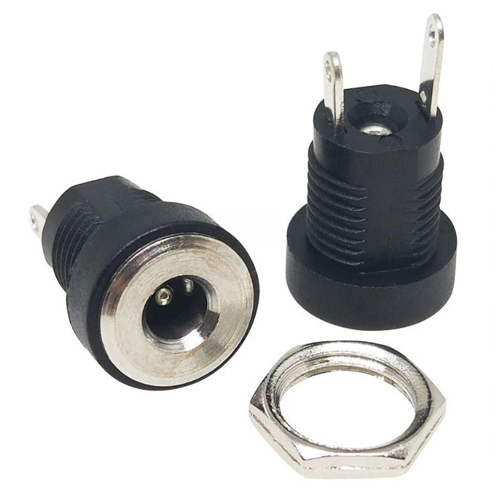 10 шт. 2-контактный разъем питания с 2 клеммами 3,5*1,3 мм 5,5*2,1 мм 5,5*2,5 мм для монтажа на панель