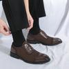 Мужские туфли оксфорды на шнуровке, туфли-оксфорды Wingtip, черные кожаные броги, мужские туфли-броги, классические деловые туфли для мужчин