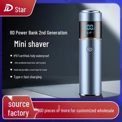 Портативная водонепроницаемая электробритва и внешний аккумулятор с цифровым дисплеем