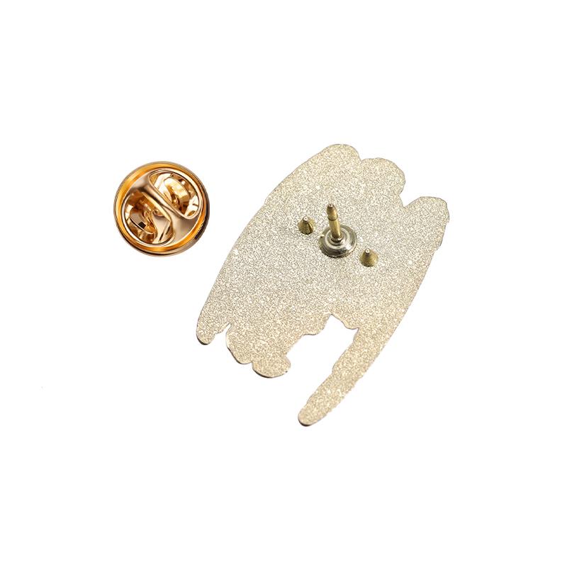 Angel Wing And Devil Wing Enamel Pins Custom Black And White Angel Brooches Lapel Badges Animal Jewelry Gift for Friends