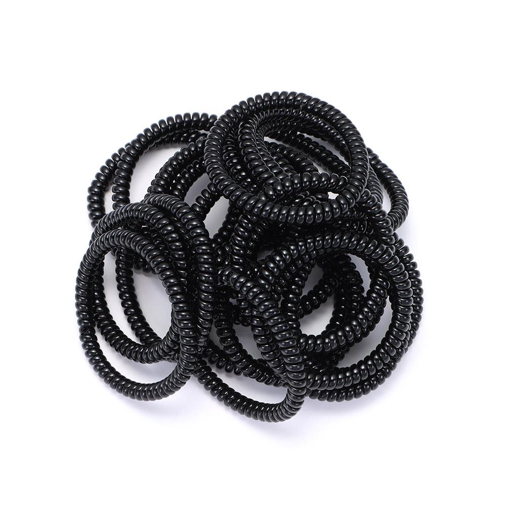 20pcs Accessory Super Thin Girls Ponytail Holder Rubber Telephone Wire Hair Ropes