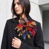 25cm Artificial Feather Lapel Pin Lightweight Exaggerated Feather Brooch  Dress