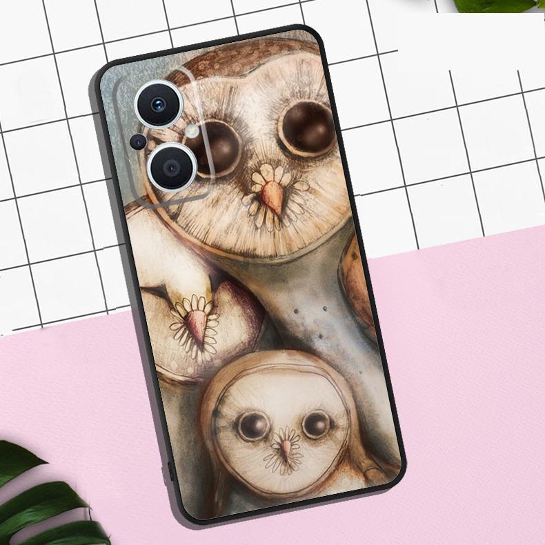 Милый чехол с совами для OPPO Reno 7 8 10 11 12 13 Pro 13F 12F 11F 8T OPPO Find X8 Pro X6 X3 X5 Lite