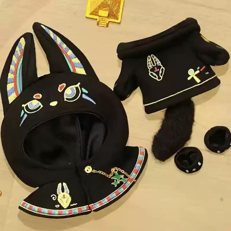 20cm Cotton Doll Clothes Ancient Egyptian Cat Series Cotton Doll Clothes Coat New Traditional With Distinctive Doll Clothes Gift