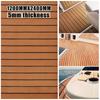 3Type Self-Adhesive Foam Teak Decking EVA Foam Marine Flooring Faux Boat Yacht Flooring Decking Sheet Marine Orange Vehicle Pad