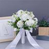 Beautiful White Foamflower Bridal Bouquet Artificial Flowers Wedding Flower Arrangement Perfect for Bridal Decor
