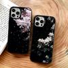Чехол для телефона с цветочной веткой для iPhone 17,16,15,14,13,12,11 Plus,Pro Max,XS,Разноцветный Серебристый Чехол для телефона Funda Cover