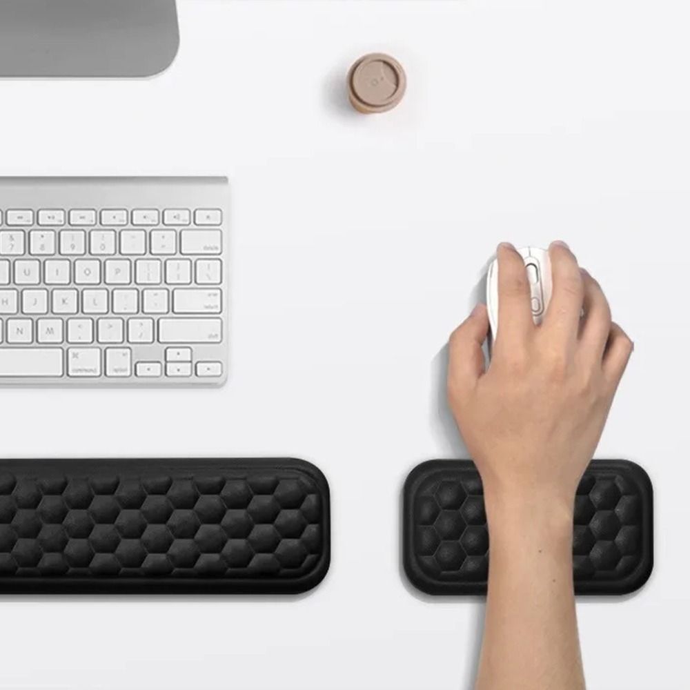 2Pcs/Set Wrist Rest Mouse Wrist Support Pad Creative Keyboard Hand Cushion  Computer Accessories